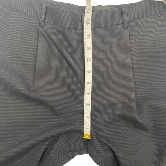 Nili Lotan wool pinstriped trouser pants box pleat dress pants career women’s 8 - Picture 10 of 11